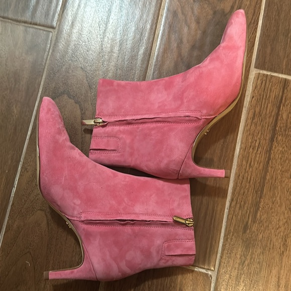 Sam Edrlman Pink suede boots size 6 - Picture 5 of 7
